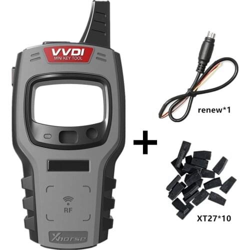 Xhorse VVDI Mini Key Tool Remote Key Programmer Support IOS and Android system with free 10pcsSuper/4D/48 Chips