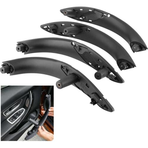 4pcs Car Interior Door Pull Handle Trim 51417279311 Fit for F30 F32 F34 F82 Left-Hand Driving Car accessories