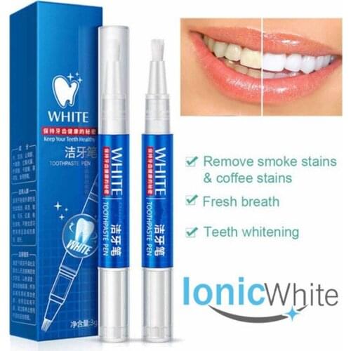 Teeth Whitening Pen Cleaning Serum Plaque Stains Remover Teeth Bleachment Dental Whitener Oral Hygiene Care Teeth Whitener 3ml
