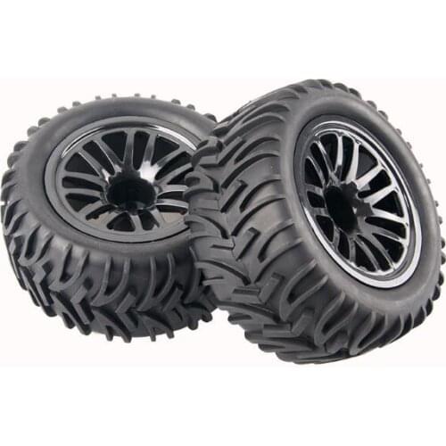 4pcs HSP 1/10 Monster tires truck tyres wheels fit for HPI 94111 94188 94108 NANDA,Kyosho,FS RC Car model diameter 115mm