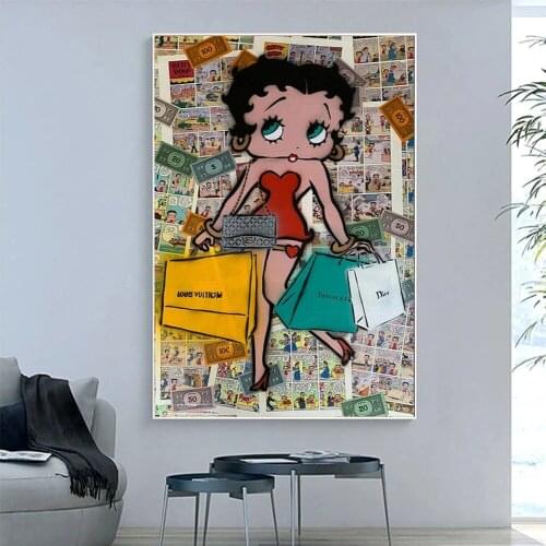 Modern Famous Artist Abstract Ballet Girl Ballerina Canvas Painting Posters and Prints Wall Art Pictures Home Decor