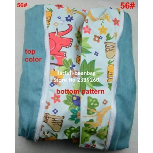 COVER ONLY, NO FILLINGS - Comfortble Pink Infant Bean Bag Soft Sleeping Bag Portable Seat Without beans