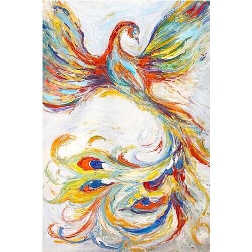 Phoenix Nirvana Diamond Painting Animal Bird Round Full Drill Nouveaute DIY Mosaic Embroidery 5D Cross Stitch Home Decor Gifts