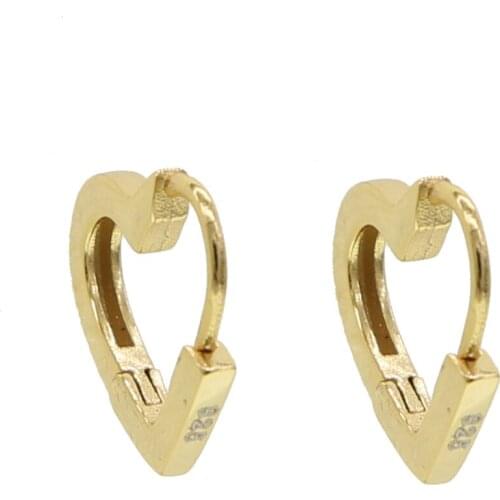 925 sterling silver Female Heart circle Earring Silver Earrings For Women Party Jewelry Pendientes Mujer