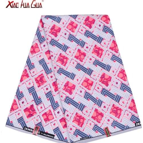 Ankara Africa Printed Batik Fabric Real Wax Patchwork Sewing Women Dress Material Artwork Accessory High Quality 100% Polyester