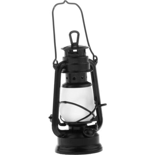1/6 LED Metal Lantern Tabletop Lamp with On/Off Switch for 12'' Action Figures