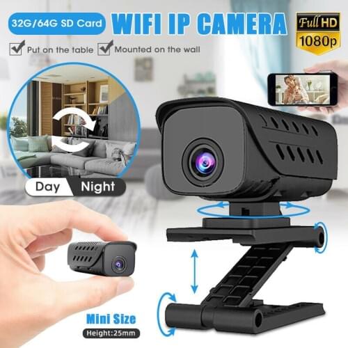 1080P HD Camera Wireless WiFi CCTV Indoor/Outdoor Mini Camcorders Home Security Outdoor Remote Control Mini IP Cameras Webcam