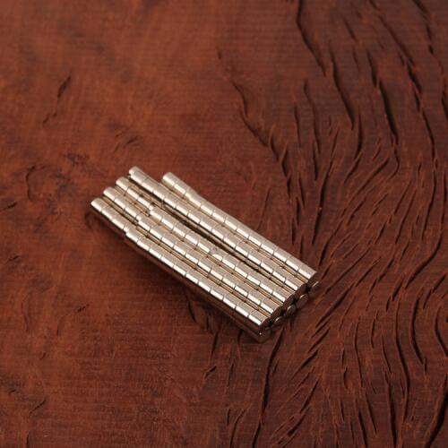 20 pcs lot Mini Strong Round Cylinder Neodymium Magnets for box making wood insert craft models