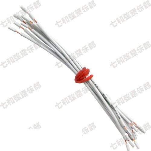 20 Pcs Blue 22AWG Electric Guitar Bass Pickup Hookup Wire Lead Cable Pots Hookup Copper Wire Length=10cm