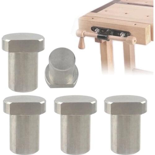 4Pcs Hot Sale Workbench Stoppers Woodworking Table Stainless Steel Limit Tenon Blocks Fixed Woodworking Table Accessories