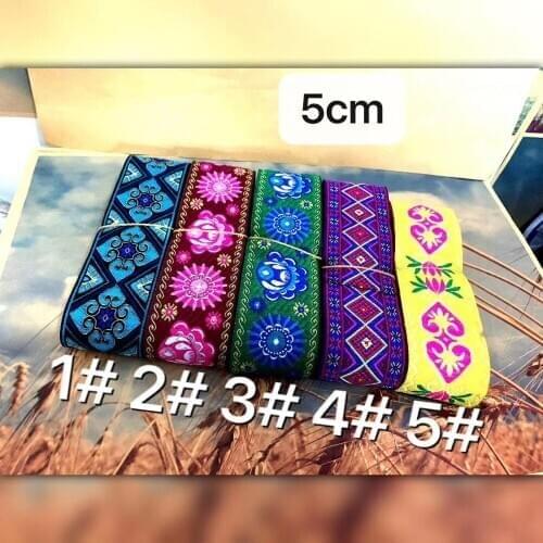 5CM computer embroidered webbing,XERY20200410P