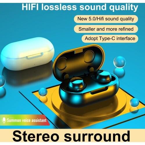 50% Off TWS-22 Mini Wireless Bluetooth 5.0 Headset In-ear Headphones Earphone Headset