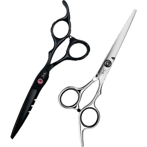 6.0 Hair Scissors Professional High Quality Barber Scissors Thinning Hairdressing Scissors 440C Haircut Cutting Shears