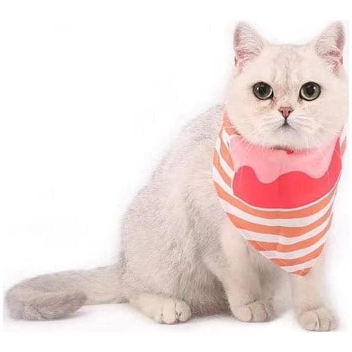 Dog Bandana Bibs Head Scarf Doggie Neckerchief Pet Cat Puppy Grooming Accessories Birthday Party Cute Lovely Triangular Bandage
