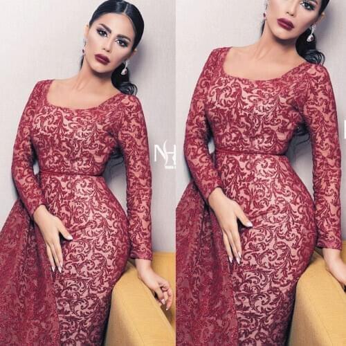 SuperKimJo Vestidos Largos Sparkly Evening Dresses Long Red Detachable Skirt Elegant Evening Gown Abiti Da Cerimonia Da Sera