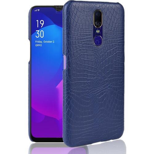Oppo A9 Case Oppo A9 A 9 Retro PU Leather Crocodile Skin Hard Protective Back Cover For Oppo A9 PCAM10 Phone Fitted Bag Case