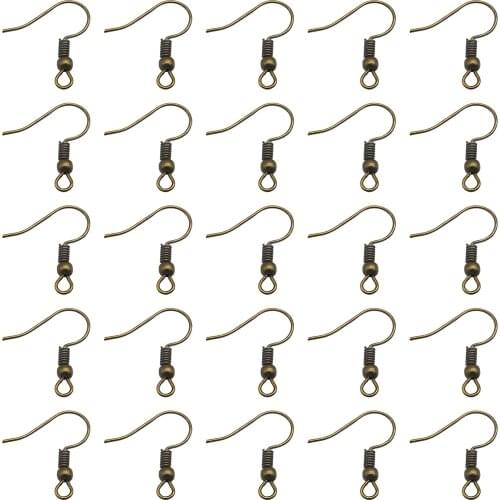 200pcs Brass Hoop Earrings for Women DIY Earring Small Simple Round Circle Huggies Ear Rings Jewelry Making Platinum Color 14mm