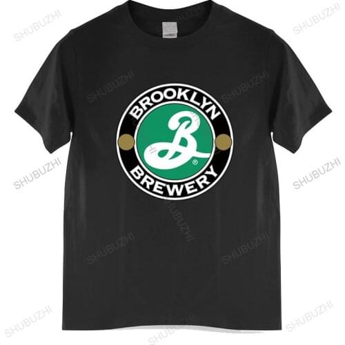 Summer t-shirt men brand teeshirt New Brooklyn Brewery Beer MenS T-Shirt Mens T-shirt Euro size TOPS