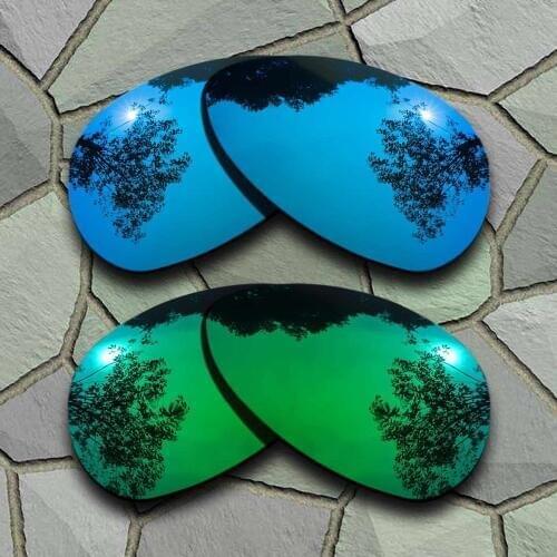 Sky Blue&Jade Green Sunglasses Polarized Replacement Lenses for Oakley Crosshair S