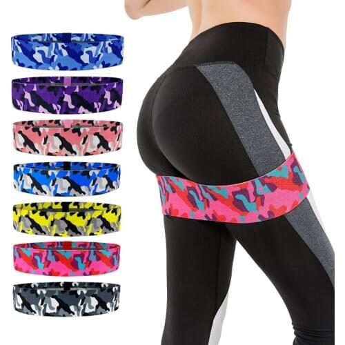 HOT Yoga Tension Strap Rubber Resistance Bands Strain Relief Bushing Hip Ring Squat Abdominal Exercise Elastic Force Circle Home