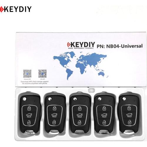KEYDIY 5pcs,3 Buttons KD900 NB04 Universal Multi-functional Remote Control For KD MINI/URG200/KD-X2 Key Generater
