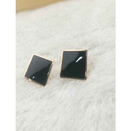 Classic Korean earring stainless steel women