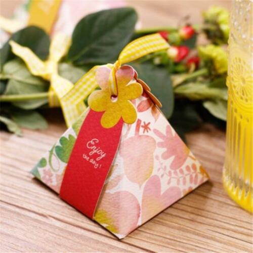 Colorful spring candy box Wedding favor gift box wedding festival supplies gift bag baby shower birthday Party decoration