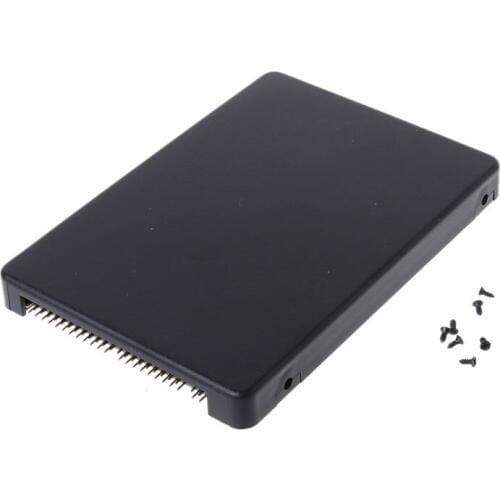 Mini SATA mSATA SSD Hard Disk to 44Pin IDE Adapter with Enclosure Case 2.5" HDD