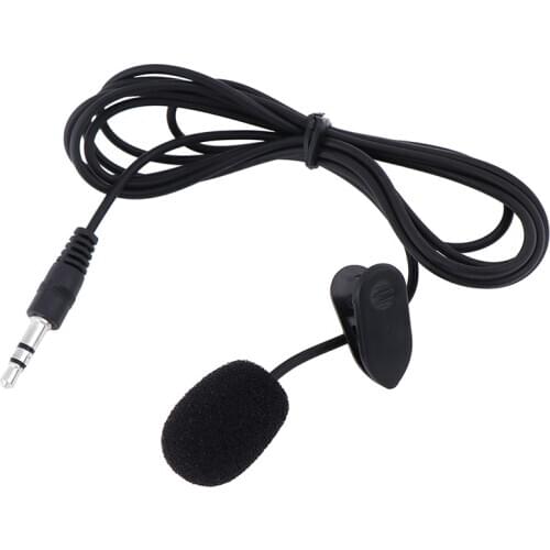 MINI Professional Car Audio Microphone 3.5mm Jack Plug Mic Stereo Mini Wired External Microphone for PC Auto Car DVD Radio