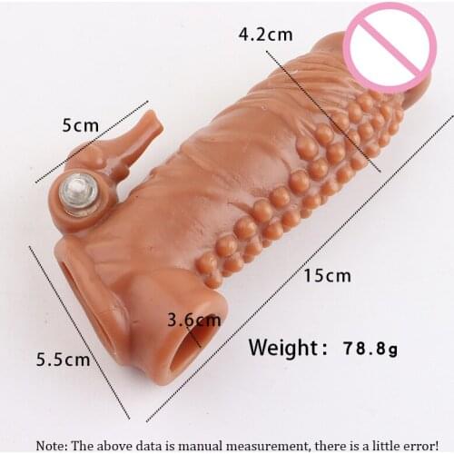 Realistic Penis Enlargement Dick Sleeve Soft Condom for Men Sex Toys Viberating Penis Extender Cock Sleeve Adult Toys penis toys