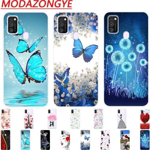 For Samsung Galaxy M21 Case Silicone Cover Soft TPU Phone Case For Samsung Galaxy M21 M215 M31 GalaxyM21 Case
