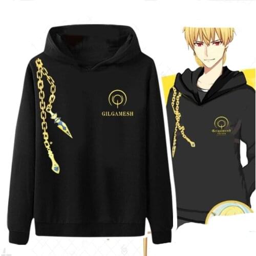 Anime Fate Grand Order Gilgamesh Hoodie Clothing Fashion Men Women Coat Jacket Cosplay Sweatshirts