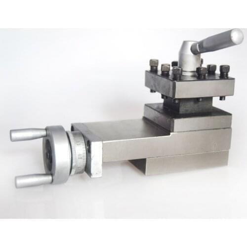 WM180 Tool Post Mini Lathe Accessories Metal Lathe Tool Post Tool Assembly Quick Change Lathe Tool Post Tool 90mm Stroke