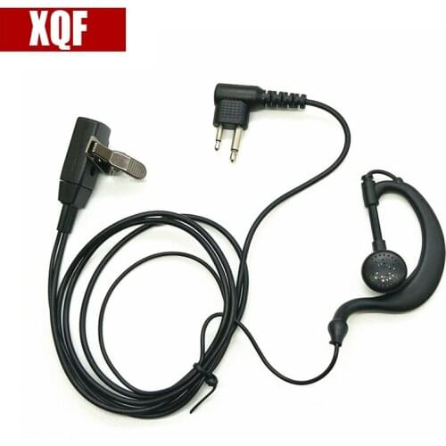 XQF 10PCS Headset Earhook Earpiece For Motorola Radio P110 SP21 SP10 P1225 GP3188 GP3688 PRO3150 GP2000 GP88 GP88S