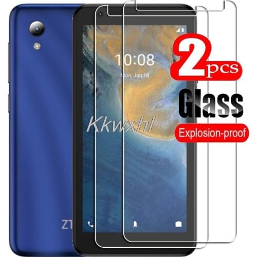 2PCS FOR ZTE Blade A31 Lite High HD Tempered Glass Protective On A31Lite A3L Phone Screen Protector Film