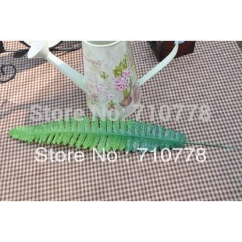 100PCS Two-color artificial leaves silk flower plants home garden decoration