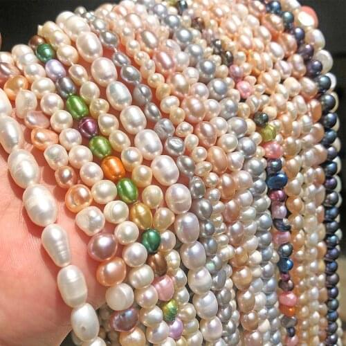 Natural Pearls Beads Real Freshwater Pearl Bead Baroque Loose Perles For DIY Craft Bracelet Necklace Women Jewelry Making