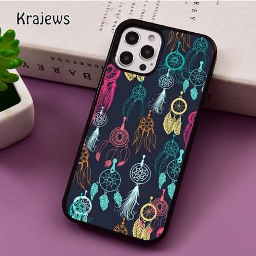 Arctic Wolf Huskey Dream Catcher Spiritual phone Case For iPhone 5 SE 2020 6S 7 8 Plus 12 mini 11 Pro X XR XS Max coque Cover
