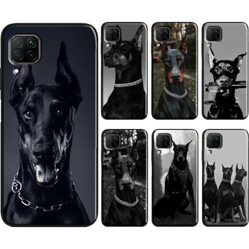 Animal Doberman Pinscher Dog Phone Case For Huawei P40 Lite P30 P20 Pro P Smart 2021 2019 Mate 10 20 Lite Back Cover