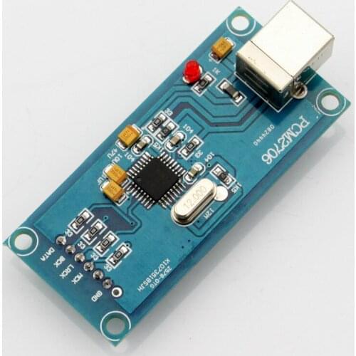 Free Shipping PCM2706 Digital Audio USB Daughter Card Supports I2S DAC Decoder