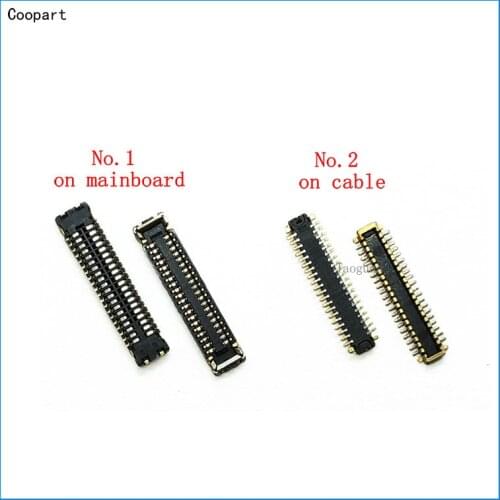2pcs/lot Coopart New 40pin LCD display FPC Connector Port Plug for Xiaomi 9 9SE CC9 Mi9 Redmi K20 K20Pro on mainboard/cable