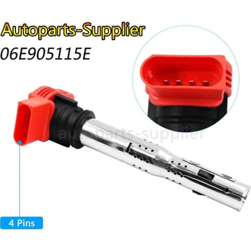 Ignition Coil 06E905115E For V-W T-ouareg A4 S4 A5 A6 S6 Alroad A7 A8 Q5 Q7 R8 2.8 3.0 3.2 V6 4.2 V8 5.2