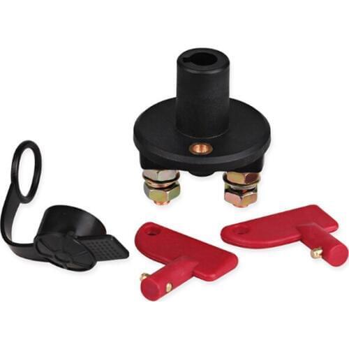 Truck Boat Car Battery Disconnect Switch Power Isolator Cut Off Switch + 2 Removable Keys For Marine ATV Car Accessories