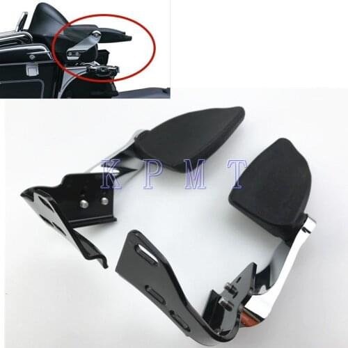 Motorcycle Stealth Passenger Armrests Arm Rest For 1997-2013 Harley Touring Street Glides Road Kings Models 2000 2001 2002
