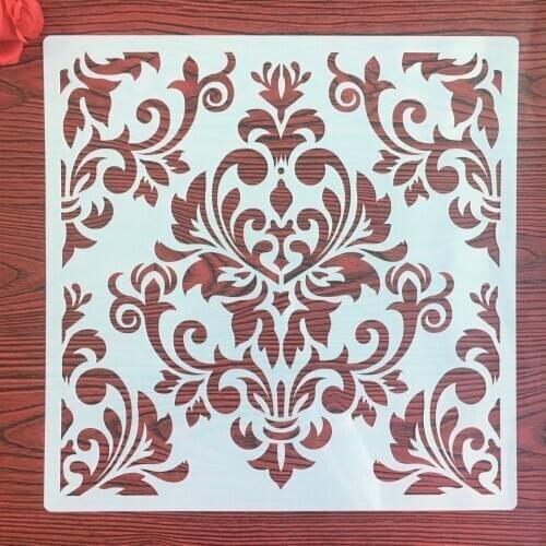 30 * 30cm size diy craft mandala mold for painting stencils stamped photo album embossed paper card on wood,fabric wall stencil