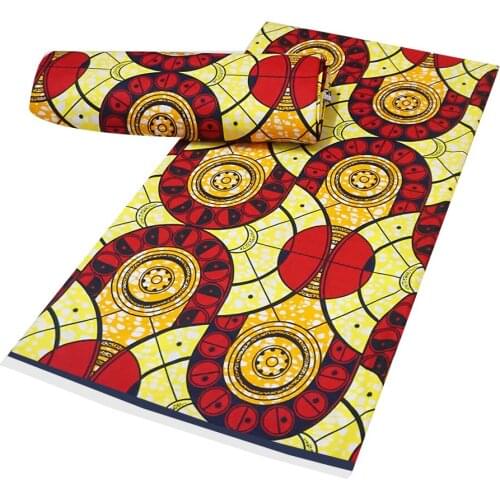 REAL Wax 2021 Ankara African Wax Print Fabric Beautiful Flower Design African Wax Fabric 100% Cotton Nigeria Wedding Dress