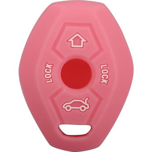 Silicone Car Key Protection Cover Case for BMW 3 5 7 Series E38 E39 E46 E83 for X3 X5 Z3 Z4 M3 M5 Keys Protector Fob Bag Pad