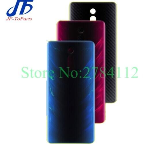 10Pcs Back Battery Glass Cover Replacement For Xiaomi For Redmi K20 / K20 Pro / For Mi 9T Rear Housing Door Case with Adhesive