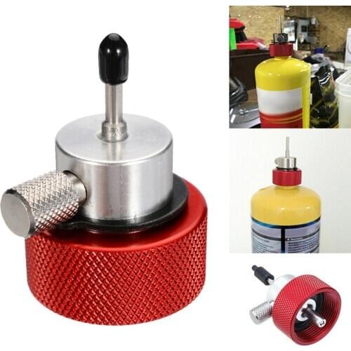 Outdoor Propane Gas Refilling Adapter Adaptor with Silicone Oil Port for Hiking Camping