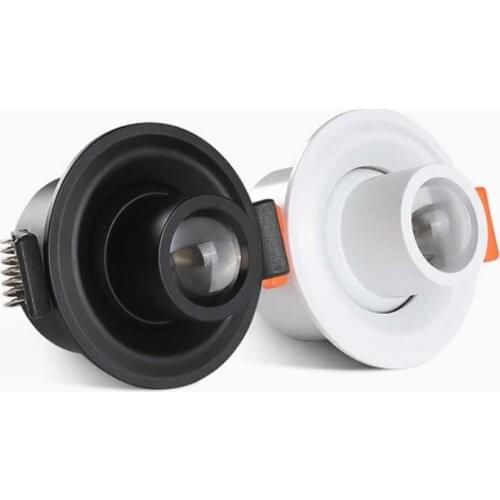 Recessed Mini Led Spotlight 3W 5W 3000K 4000K 6000K Dimmable Spot Led Lighting Jewelry Showcase Museum Wine Cabinet 110V 220V